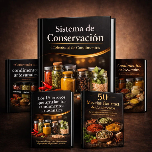 Condimentos Artesanales – Aprende a crear y vender tus propias mezclas de especias
